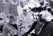 Count Basie - shakehands mit Hawe Schneider